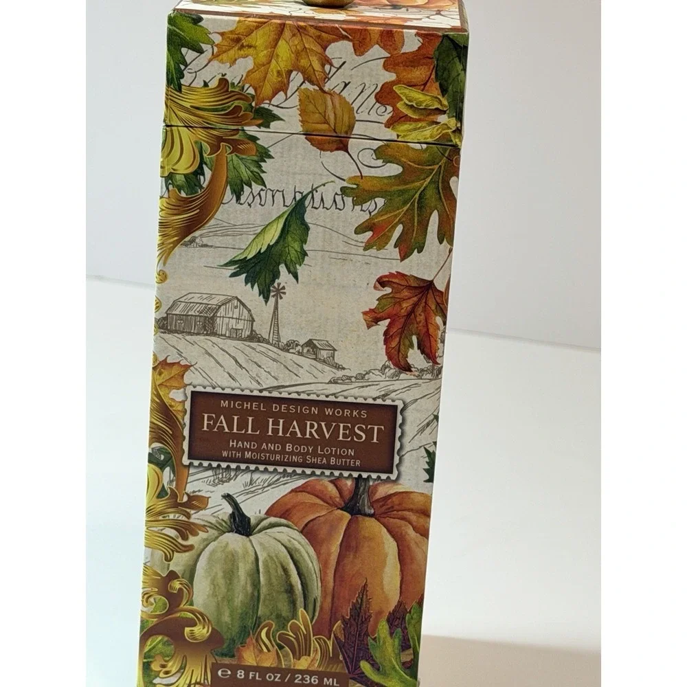 Michel Design Works Fall Harvest Lotion Autumn Pumpkin Farmhouse Gift Decor